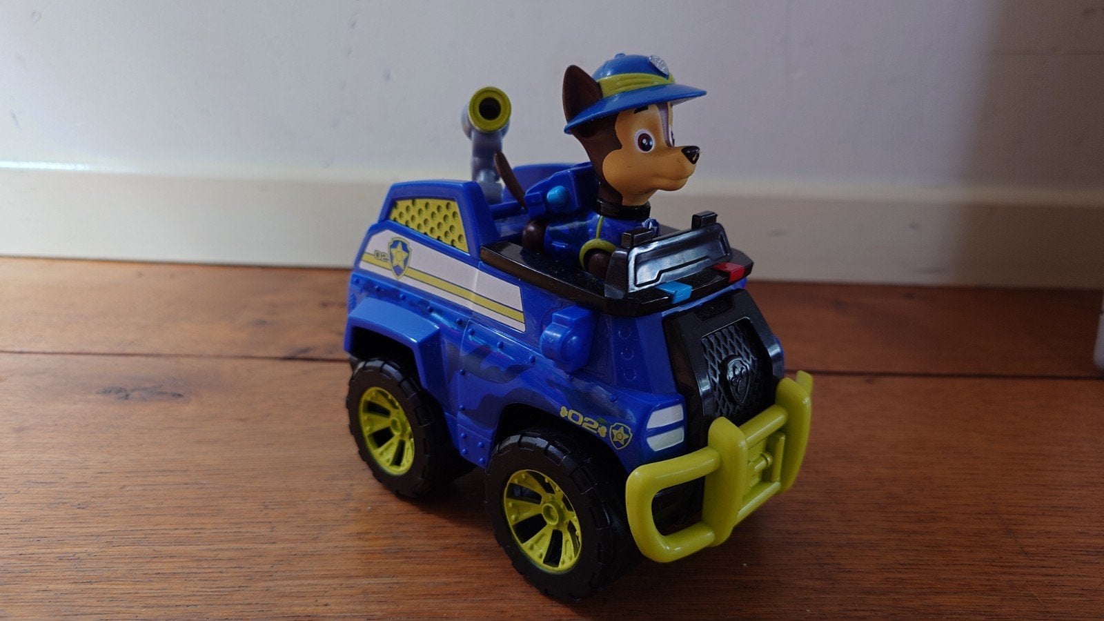 Paw Patrol Chase Jungle Cruiser met figuur, Ophalen of Verzenden, Gebruikt