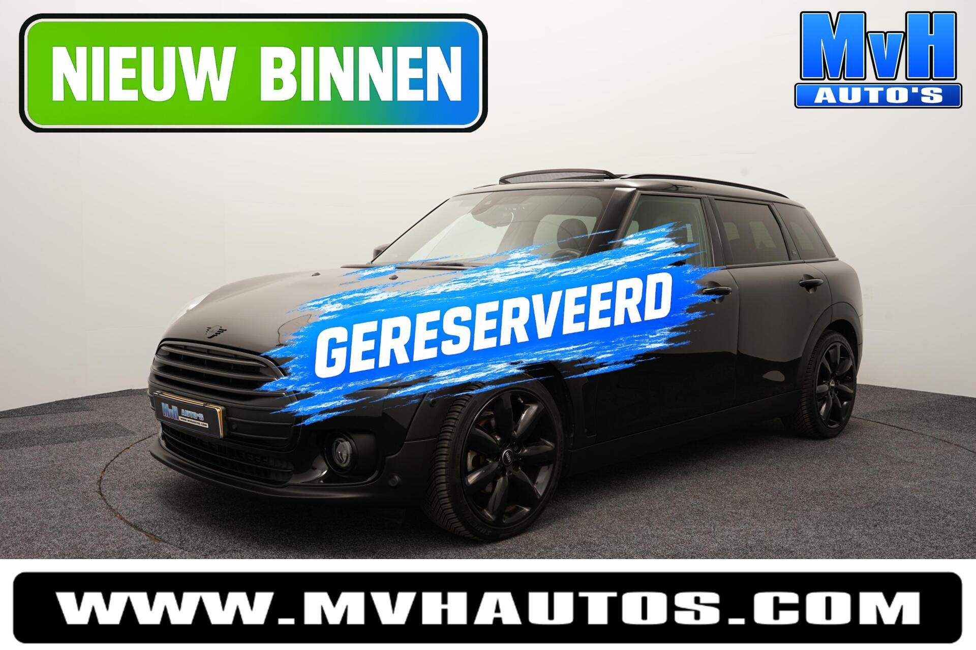 Mini Clubman 1.5 Cooper Richmond Park Edition|PANO|LUXE|TREK, Auto's, Mini, 136 pk, Gebruikt, 715 kg, Zwart