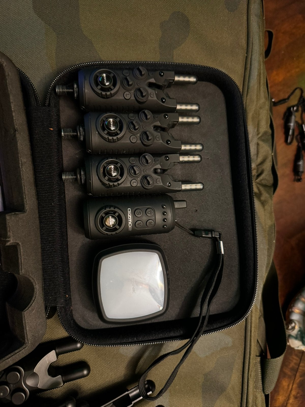 Sonik Gizmo 2 Beetmelders Set met Ontvanger en Lamp, Ophalen, Zo goed als nieuw, Overige typen