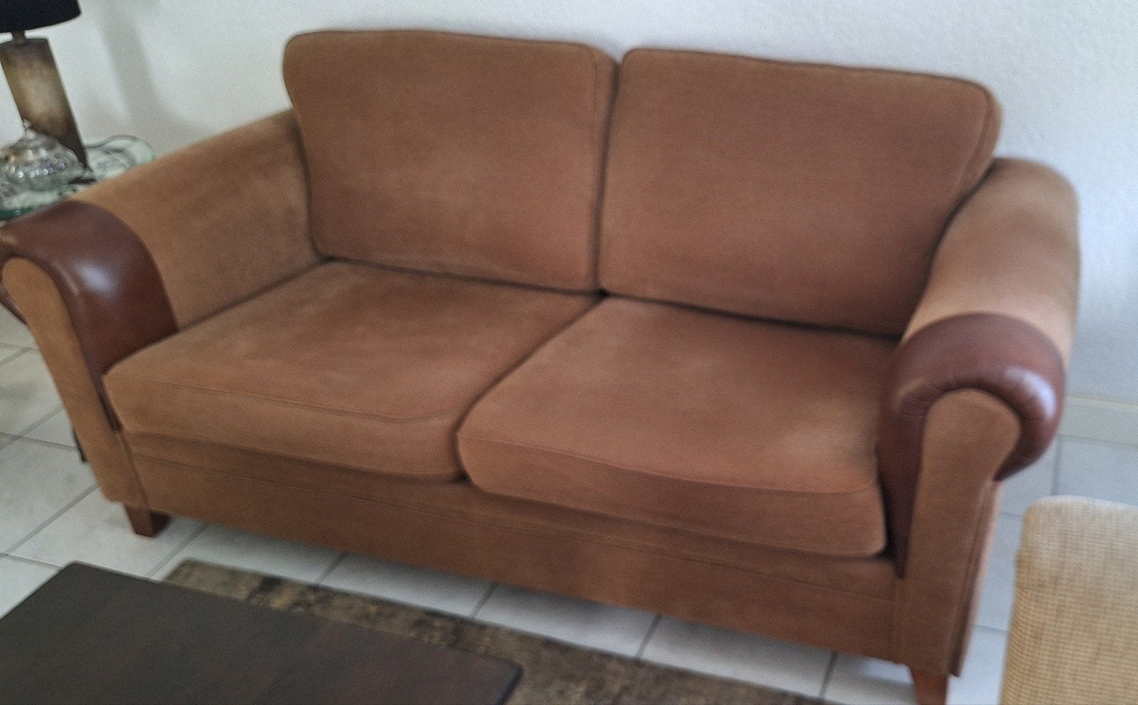 Bankstellen, Huis en Inrichting, Ophalen, Gebruikt, 75 tot 100 cm, Stof