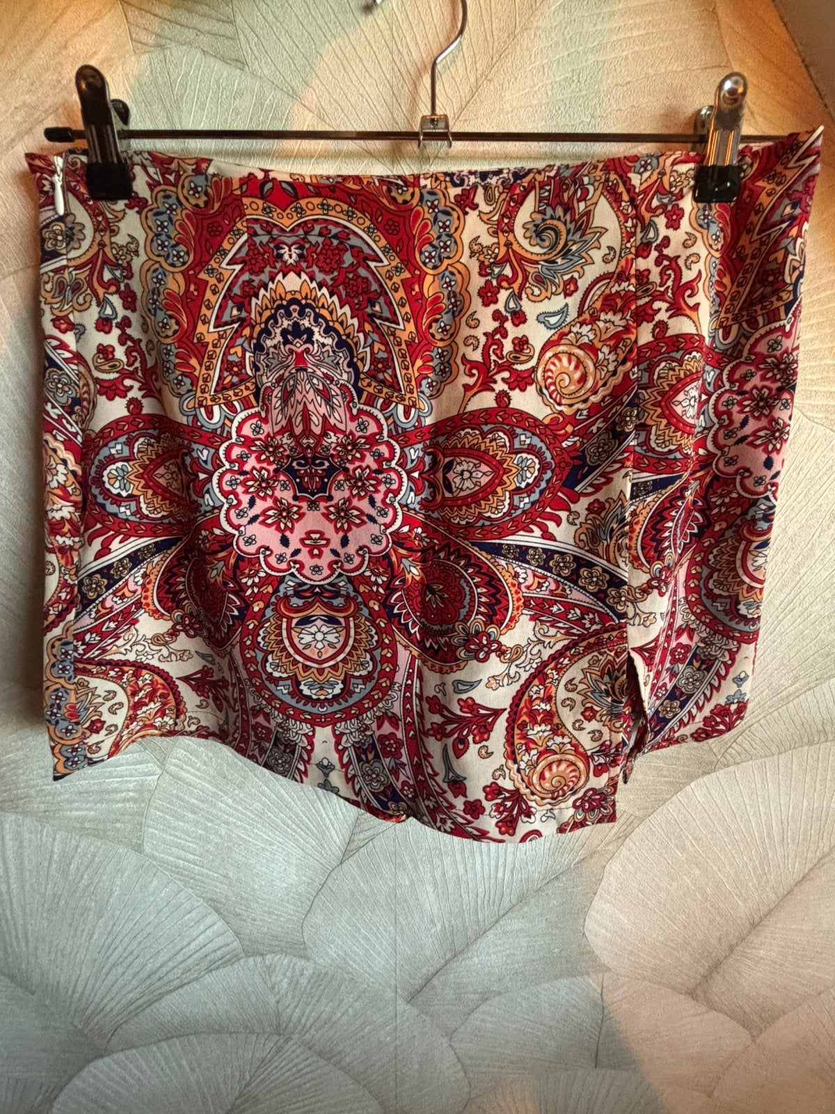 Skort patroon - Maat L, Kleding | Dames, Rokken, Overige kleuren, Verzenden, Maat 42/44 (L), Zo goed als nieuw