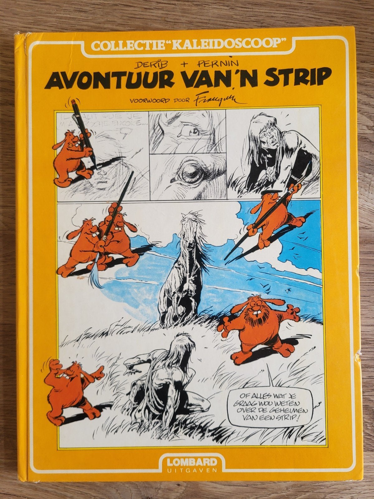 Avontuur van 'n Strip - Derib + Pernin (Lombard Uitgaven), Ophalen of Verzenden