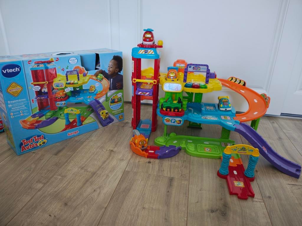 VTech Toet Toet Auto's Garage - Speelgoedgarage, Kinderen en Baby's, Speelgoed | Speelgoedvoertuigen, Ophalen, Gebruikt