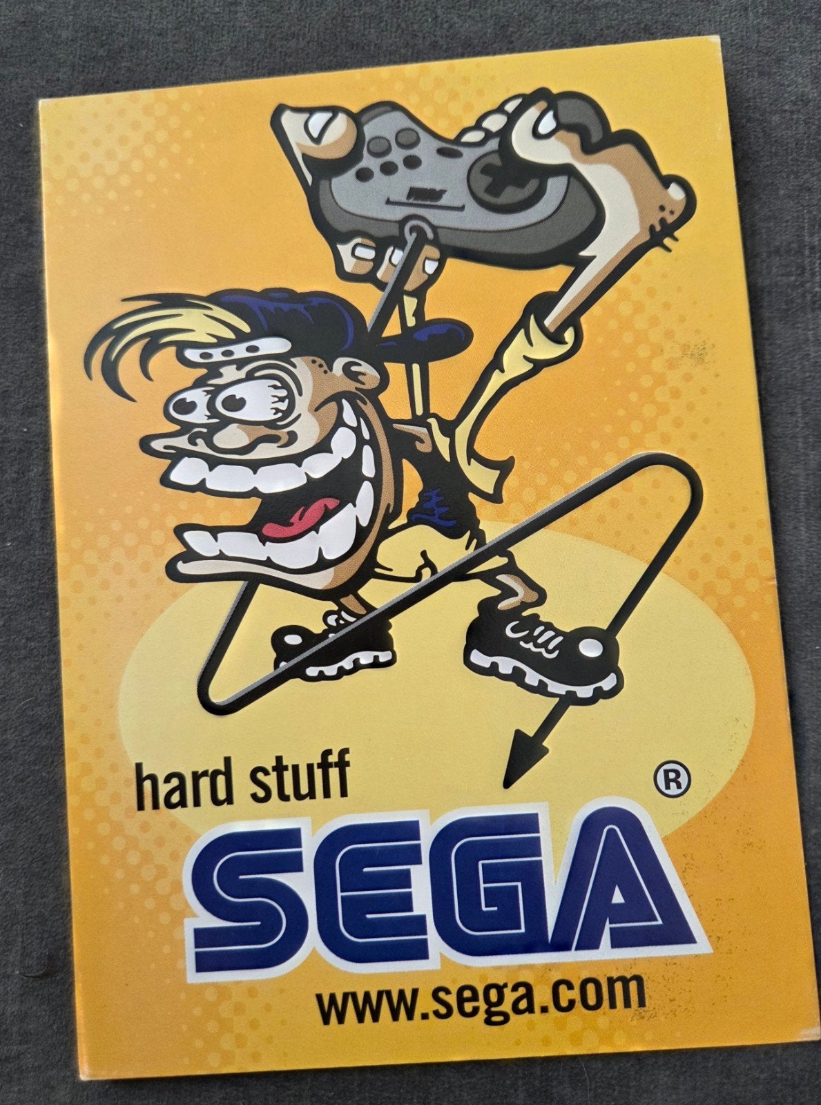 Sega reclamekaart - Hard Stuff, Verzenden, 1980 tot heden, Ongelopen, Overige thema's