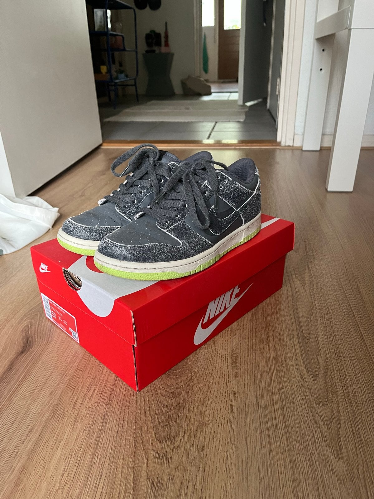 Nike Dunk Retro Low Phantom Grey, Ophalen of Verzenden, Grijs, Sneakers of Gympen, Zo goed als nieuw