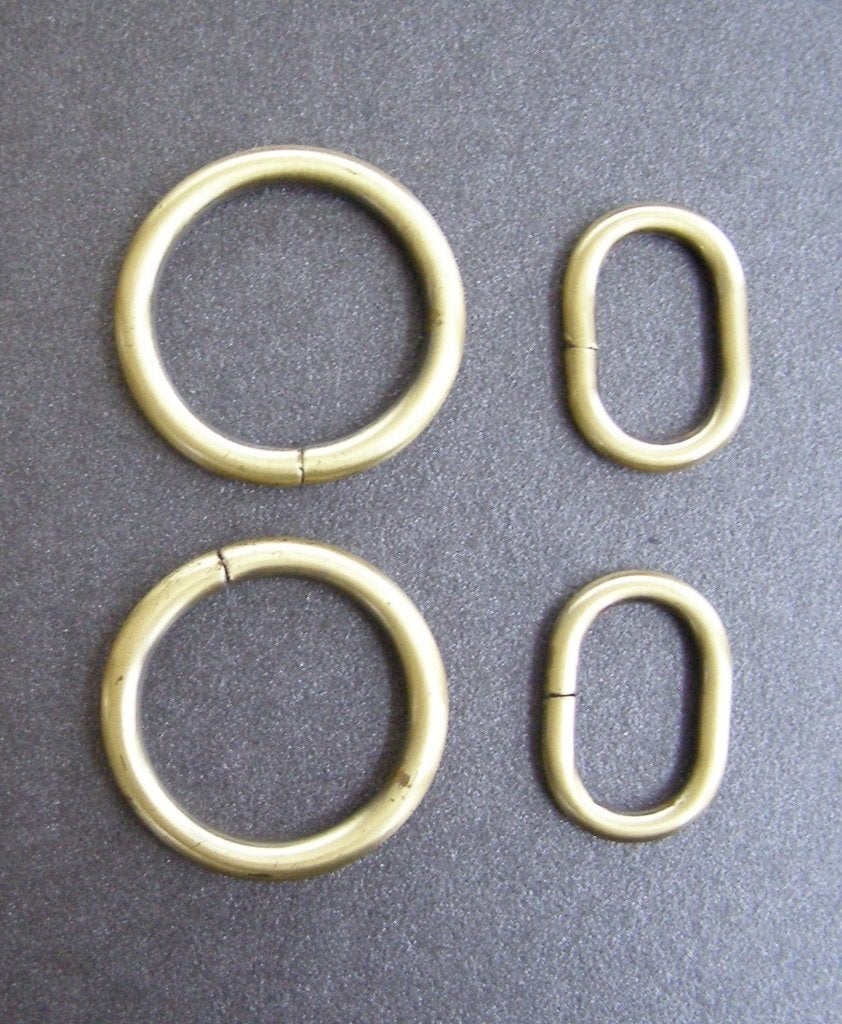 Metalen Ringen, koperkleurig, Ophalen of Verzenden, Gebruikt, Overige typen