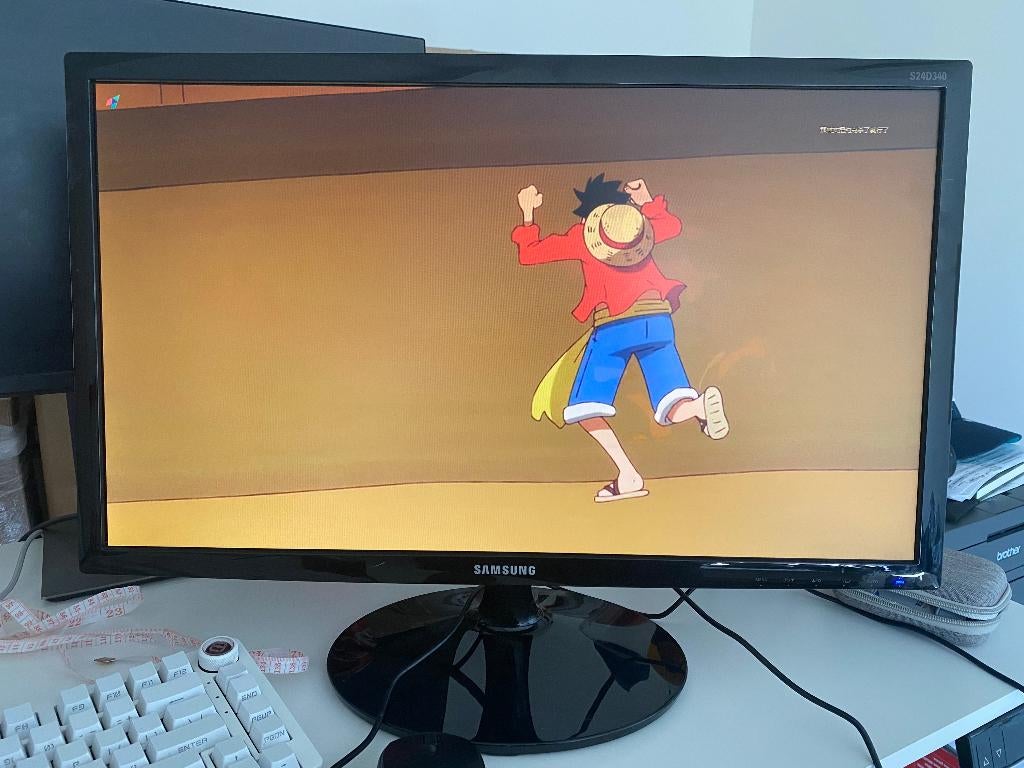 Samsung monitor 24 inch, Computers en Software, Monitoren, Ophalen, HDMI, Full HD, Zo goed als nieuw
