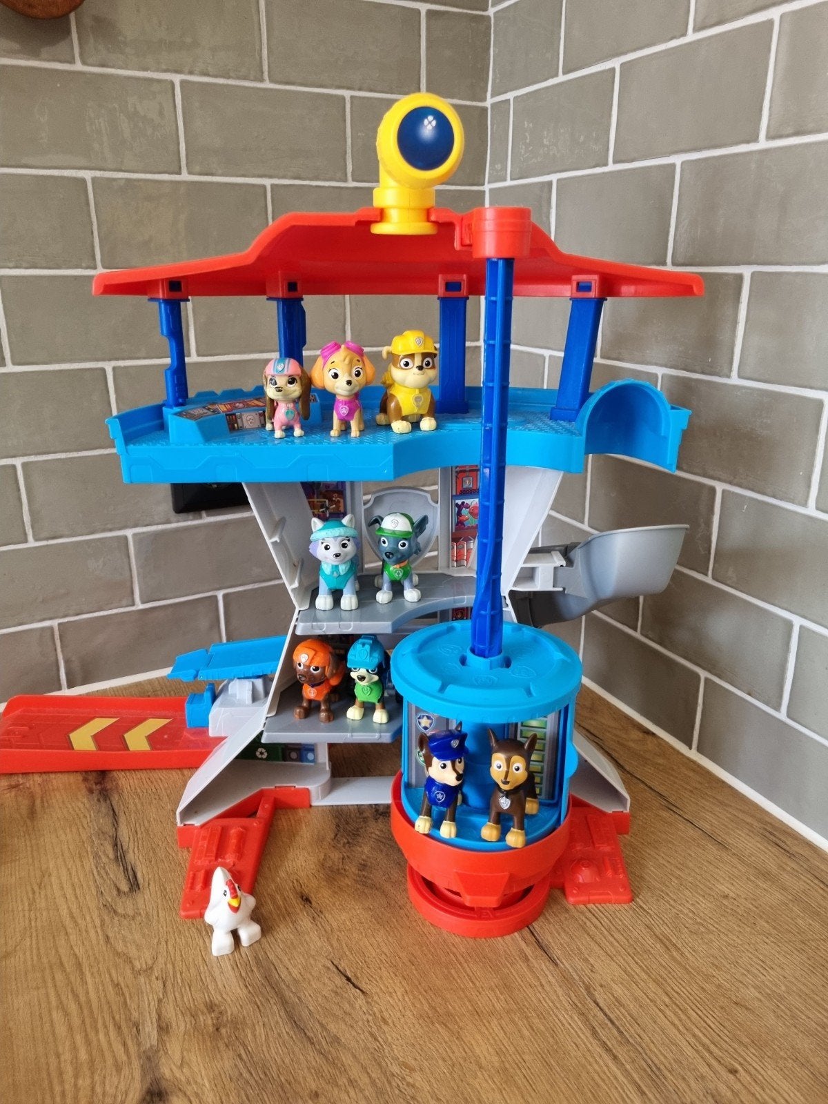 Paw Patrol Speelset: Toren, Voertuigen, Figuren & Puzzel, Ophalen, Gebruikt