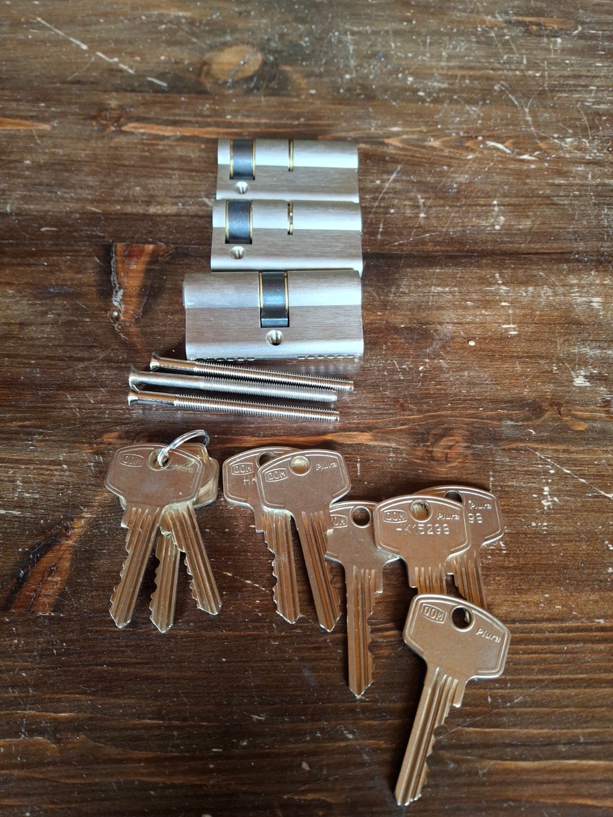 10 set gelijksluitende cilinders 30/30 - 2x 0/45**SKG, Ophalen of Verzenden, Koper of Messing, Slot