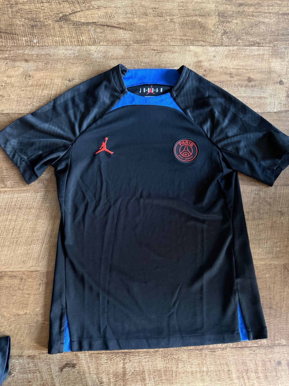 PSG Jordan trainingspak set zwart/blauw (147-158 cm), Ophalen of Verzenden, Gebruikt, Jongen
