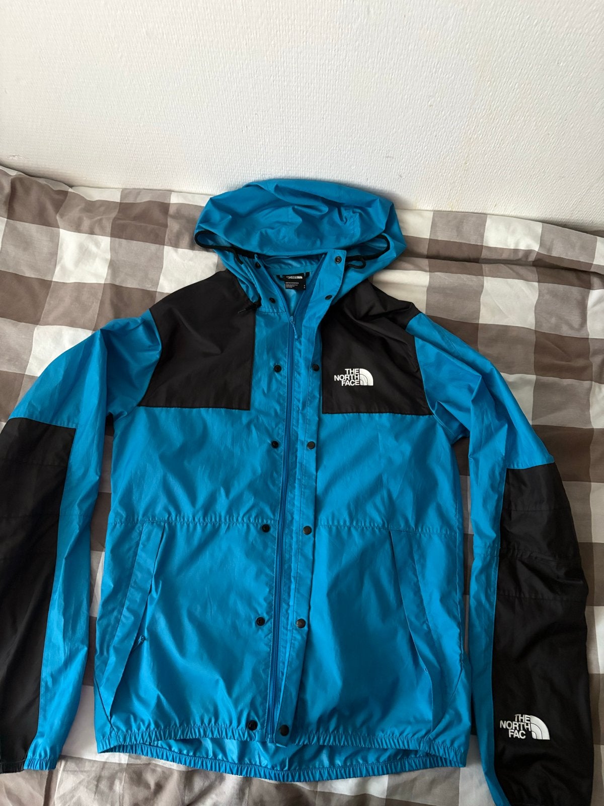 The North Face Jas Maat S - Blauw/Zwart, Ophalen of Verzenden, Zo goed als nieuw, Maat 46 (S) of kleiner, Blauw