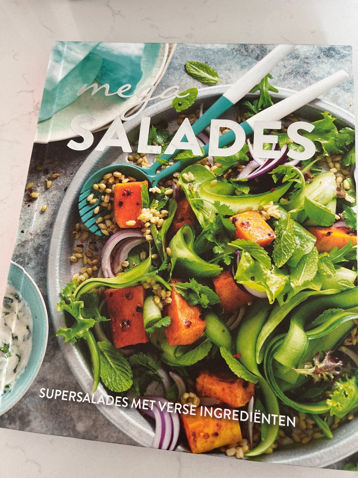 Mega Salades: Supersalades met verse ingrediënten, Voorgerechten en Soepen, Ophalen of Verzenden, Zo goed als nieuw, Gezond koken