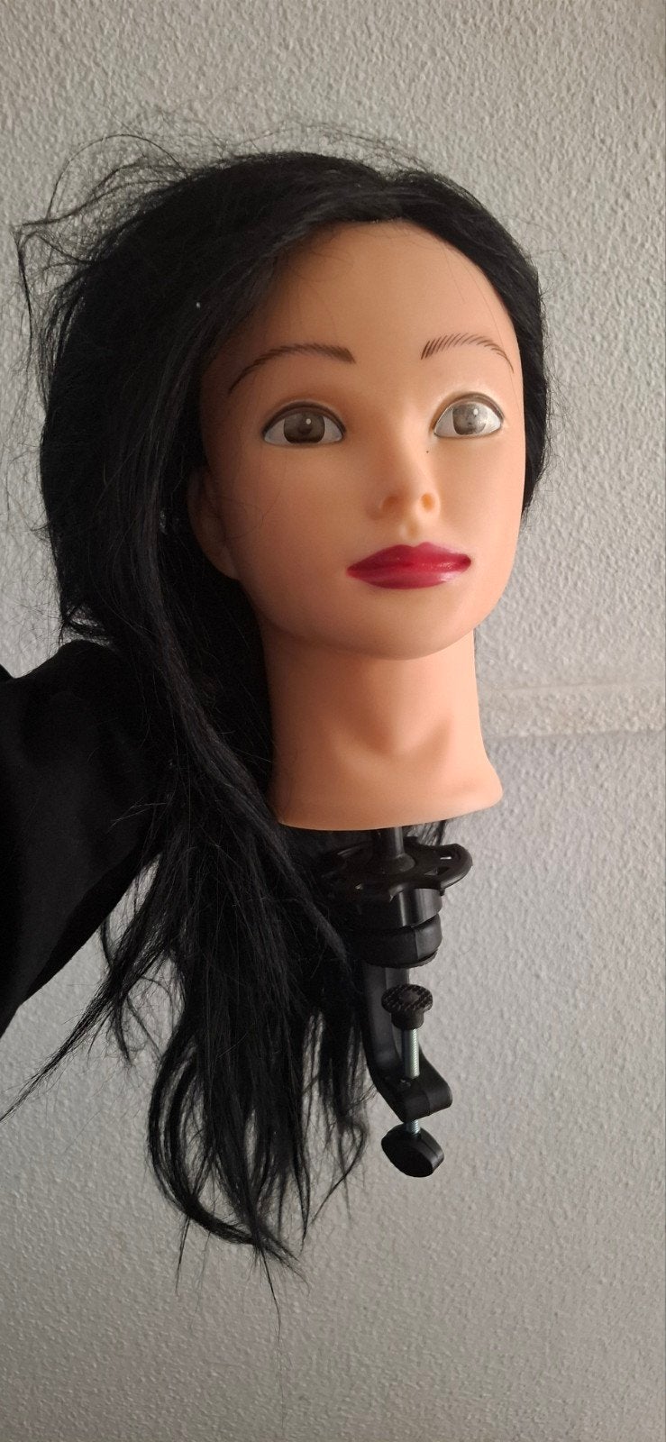 Oefenhoofd met haar en tafelklem, Ophalen, Gebruikt, Overige typen
