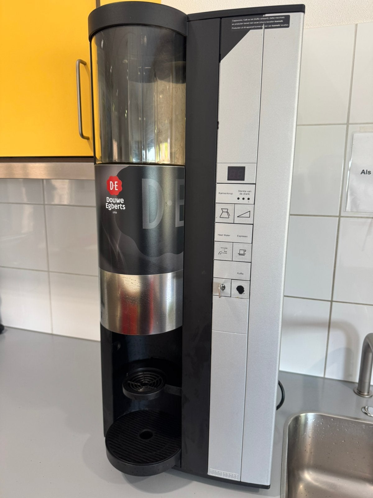 Defecte Wittenborg FB55 koffiemachine, Ophalen, Gebruikt, Koffiemachine, Gemalen koffie