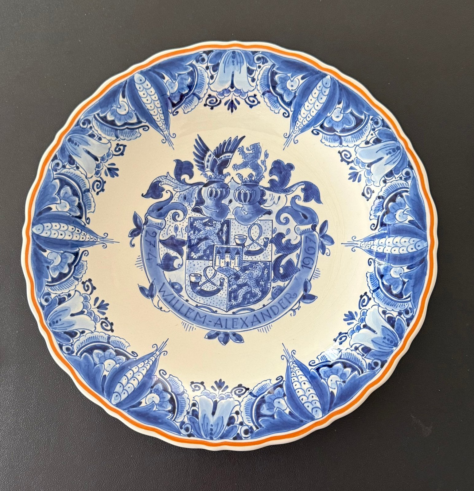 herdenkingsbord geboorte Willem-Alexander, Ophalen of Verzenden