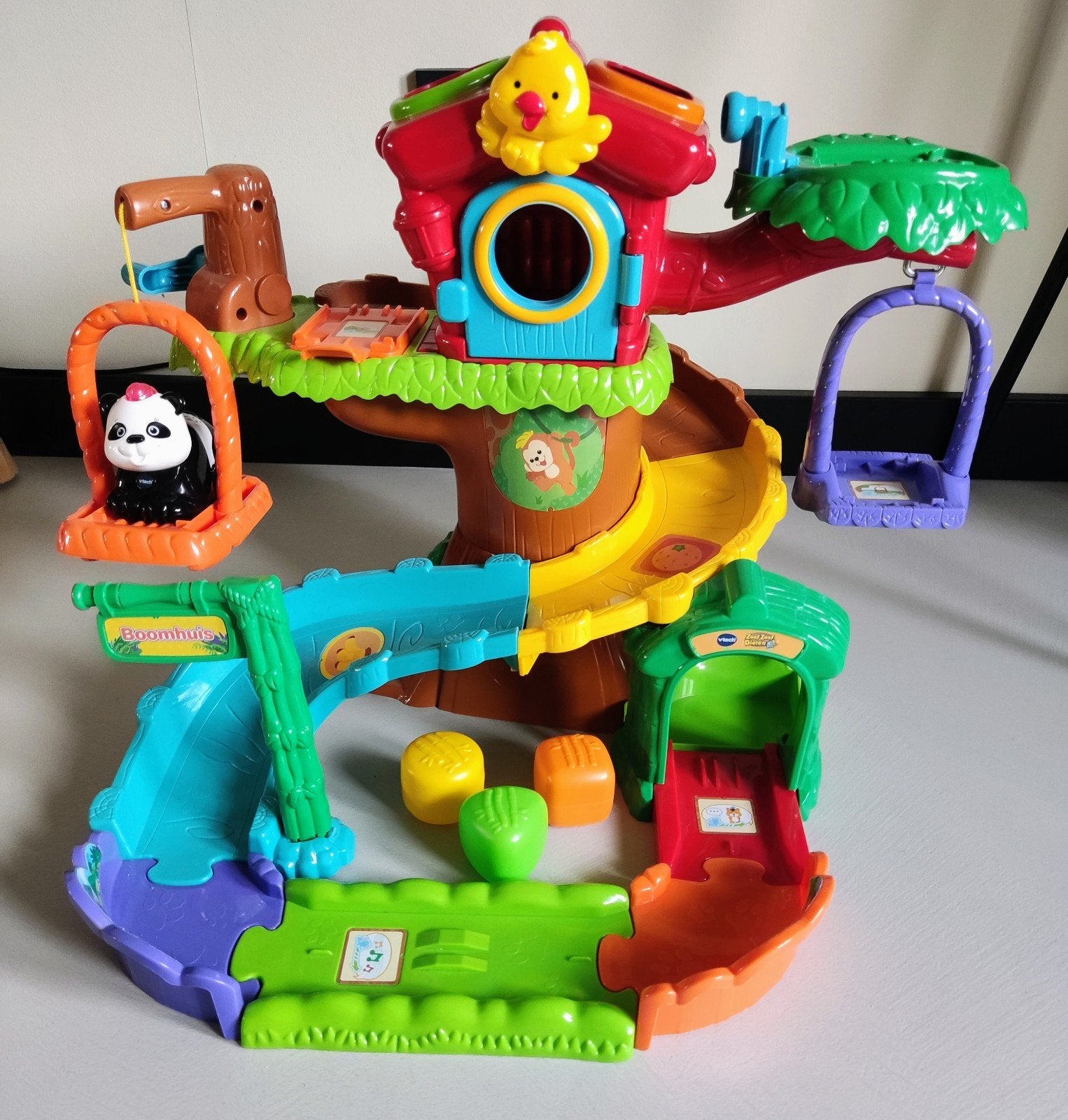 VTech Zoef Zoef Dieren Boomhuis Speelset met Panda, Ophalen of Verzenden, Zo goed als nieuw, Overige typen, Met geluid