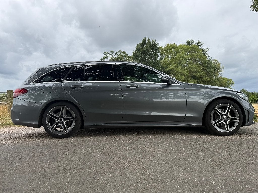 Mercedes-Benz C-Klasse C180 9G-TRONIC AMG line, Automaat, Achterwielaandrijving, 1800 kg, Euro 6