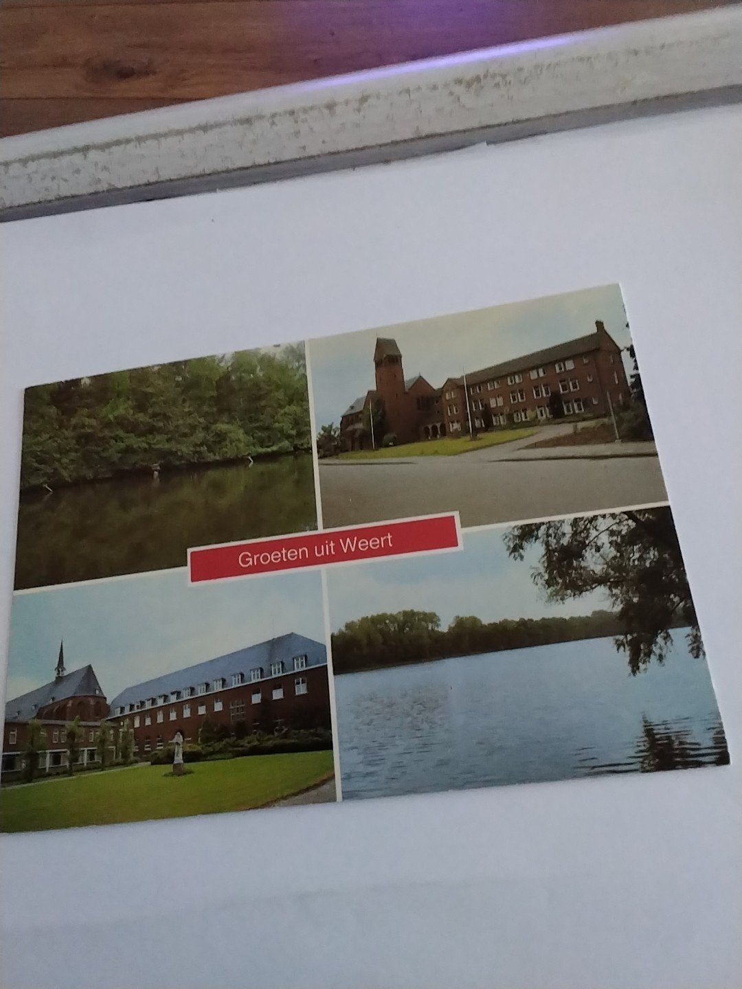 Ansichtkaart Groeten uit Weert - Diverse Zichten, Verzamelen, Ophalen of Verzenden, 1980 tot heden