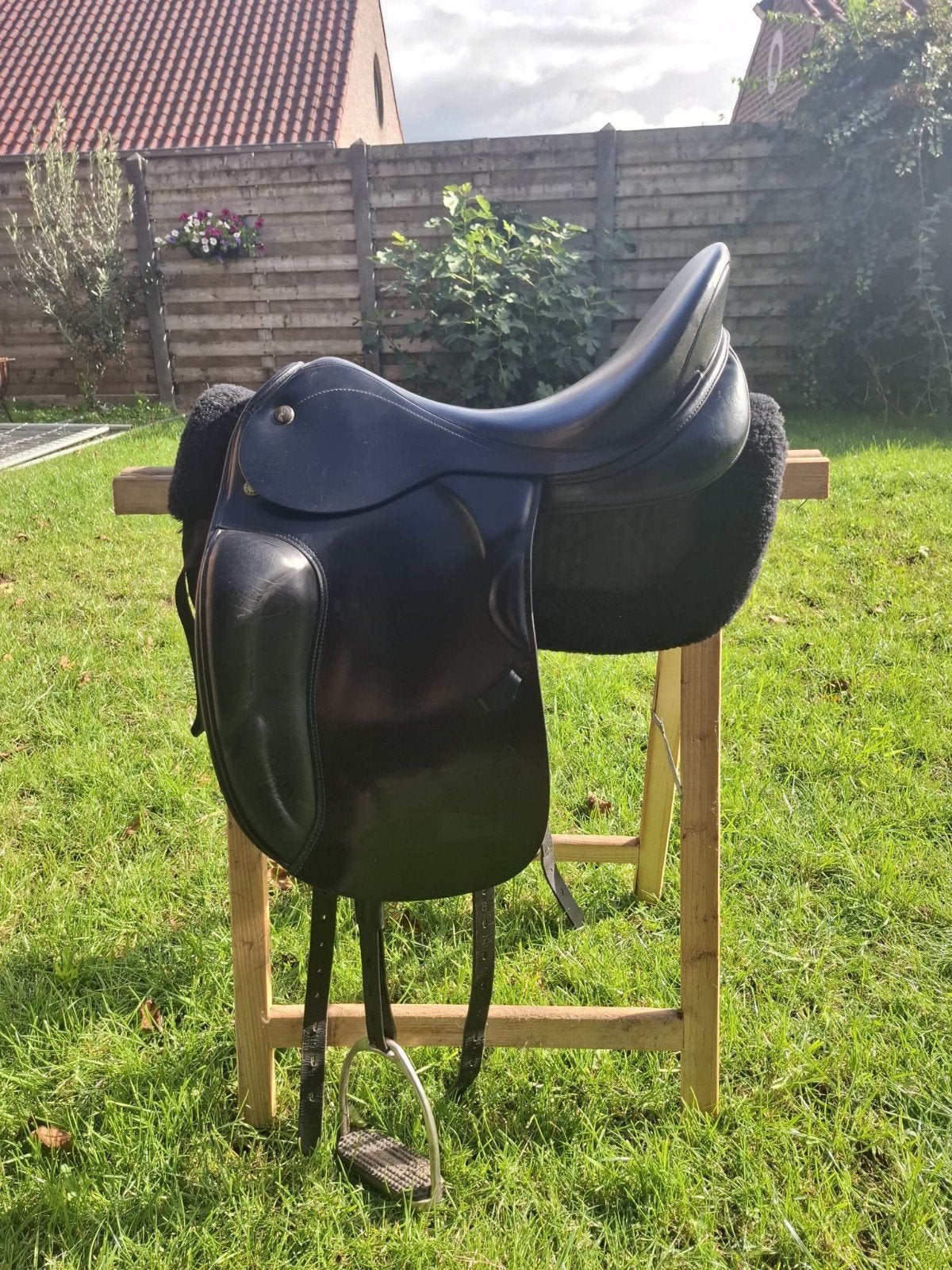 Dressuurzadel Prestige Doge 18/29, Ophalen, Gebruikt, Dressuur, Diepe zit