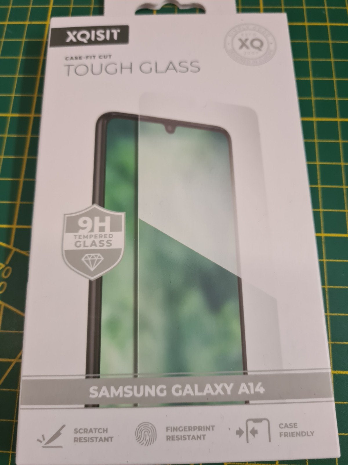 XQISIT Tough Glass Screenprotector Samsung Galaxy A14, Ophalen of Verzenden, Nieuw, Bescherming, Samsung