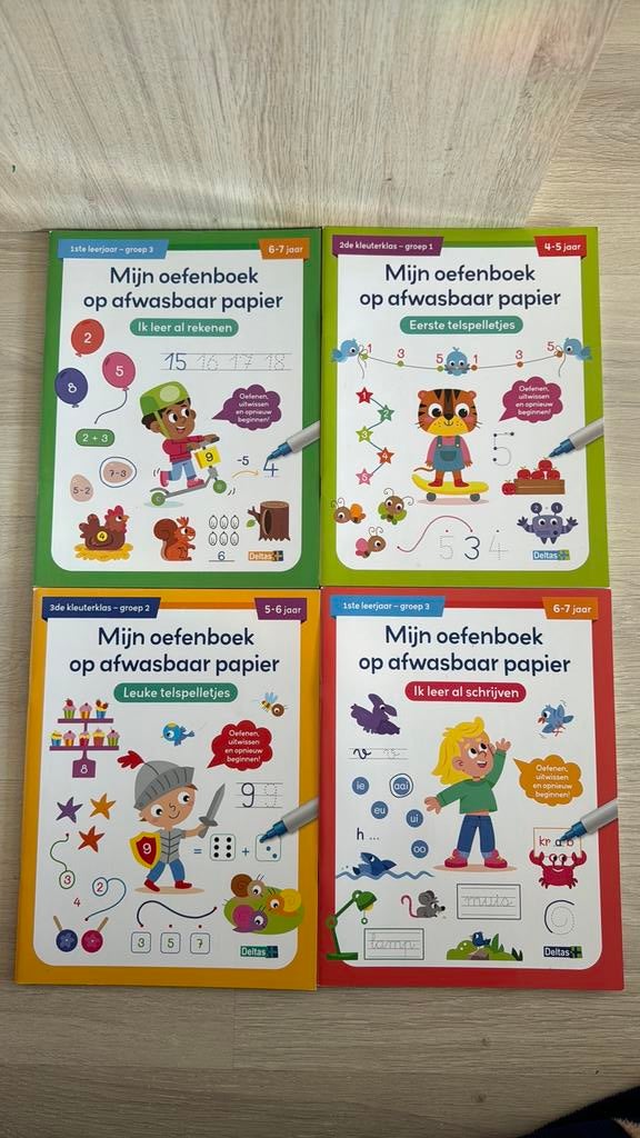 Deltas oefenboeken, Kinderen en Baby's, Speelgoed | Educatief en Creatief, Ophalen, Zo goed als nieuw