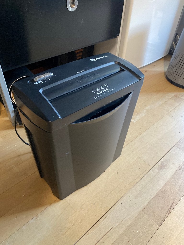 Rexel Alpha papierversnipperaar Shredder, Diversen, Ophalen of Verzenden, Gebruikt