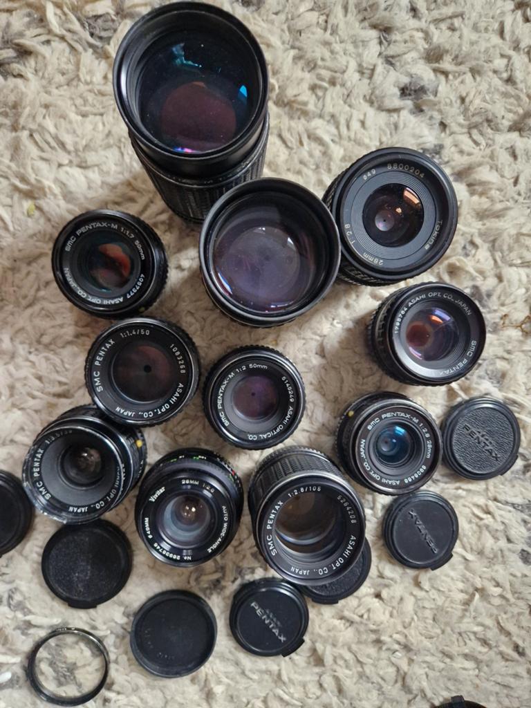 Asahi Pentax PK mount lens collection, Ophalen of Verzenden, Standaardlens