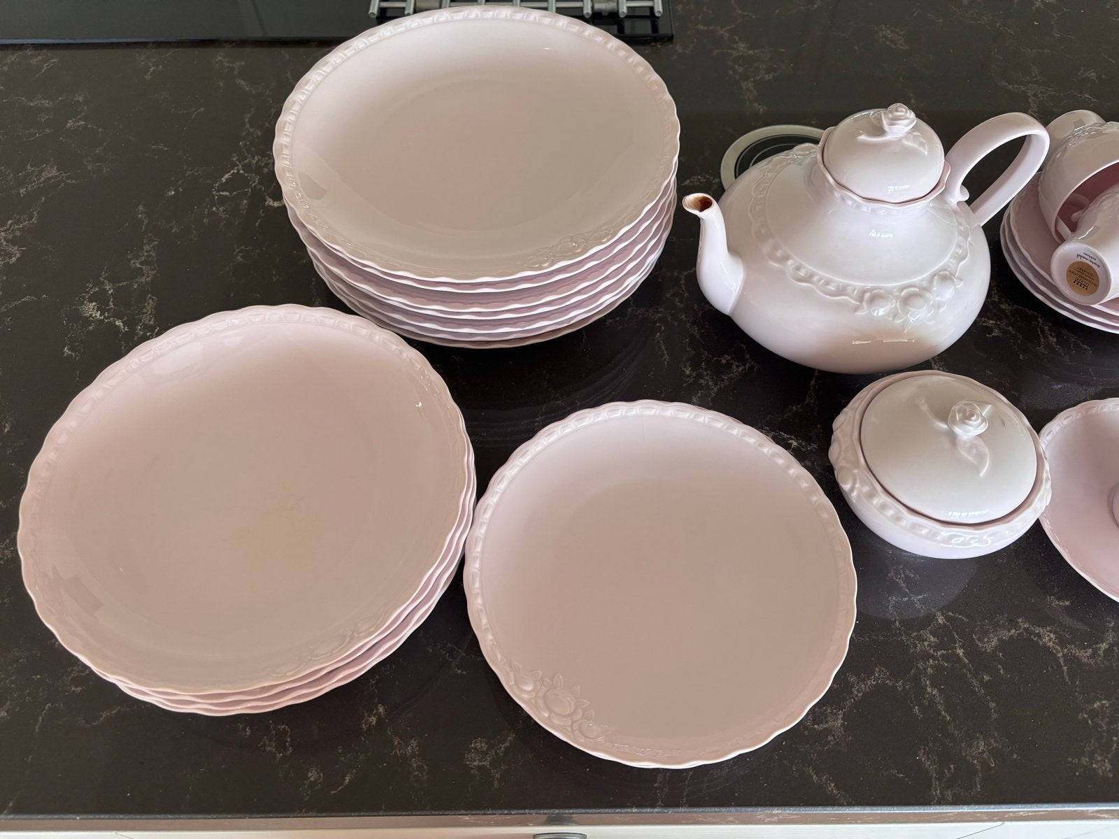 Hutschenreuther Rose Lichtroze Porseleinen Servies, Ophalen