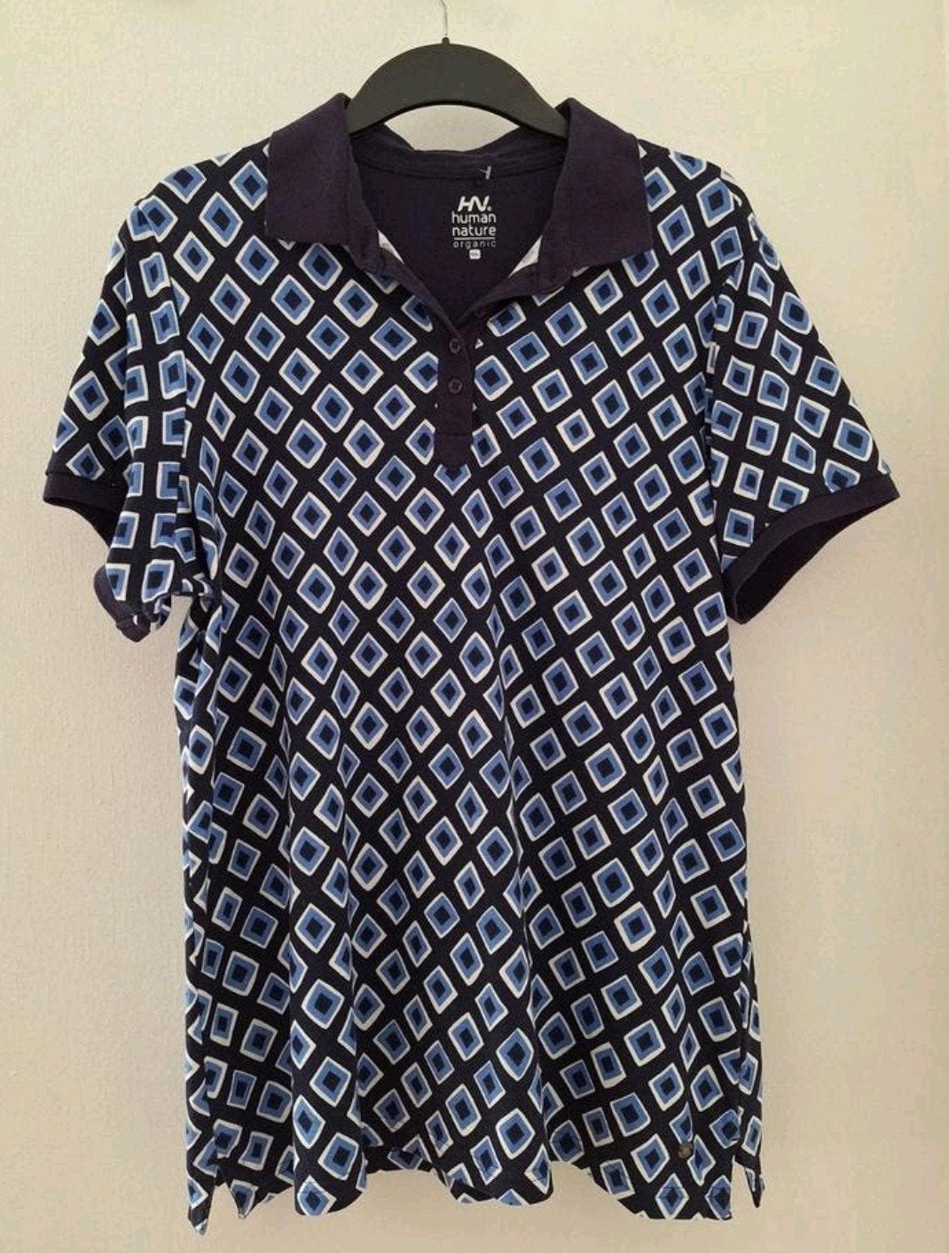Nette polo van Human Nature, Maat 46/48 (XL) of groter, Zo goed als nieuw, Korte mouw, Verzenden
