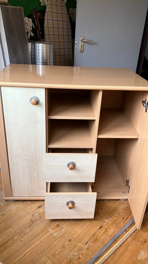 Commode schapje en spiegeltjes kast, 50 tot 70 cm, Ophalen of Verzenden, 90 tot 105 cm, 100 cm of meer