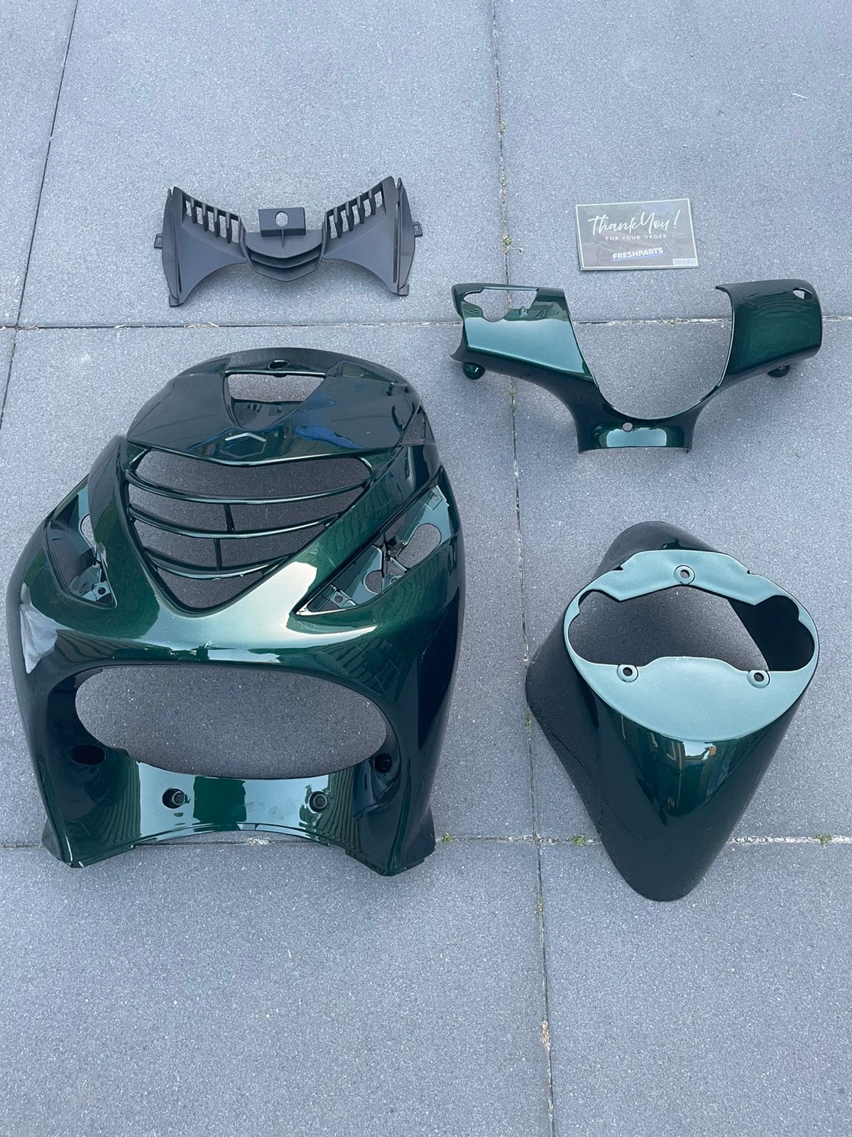 RS1 Kappenset Piaggio Zip Jaguar Groen, Ophalen of Verzenden, Nieuw