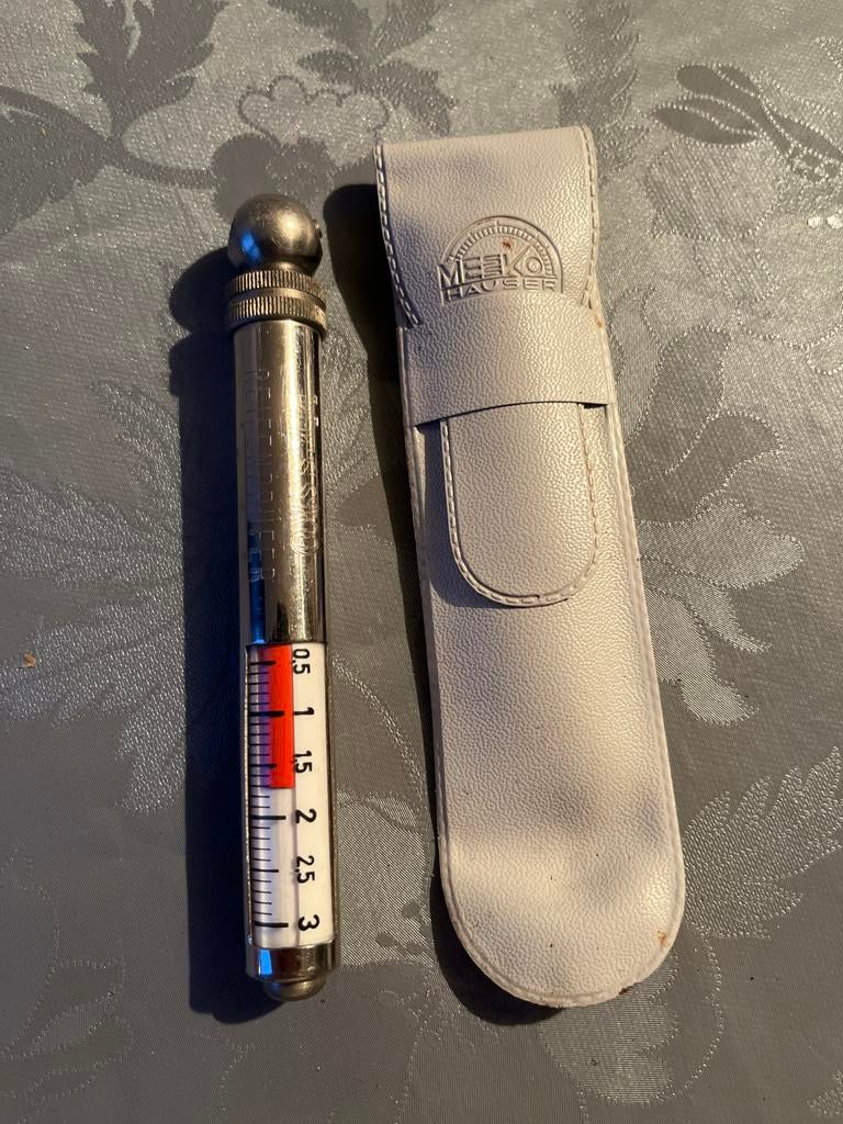 Messko-Hauser bandenspanningsmeter met etui, Ophalen of Verzenden, Gebruikt