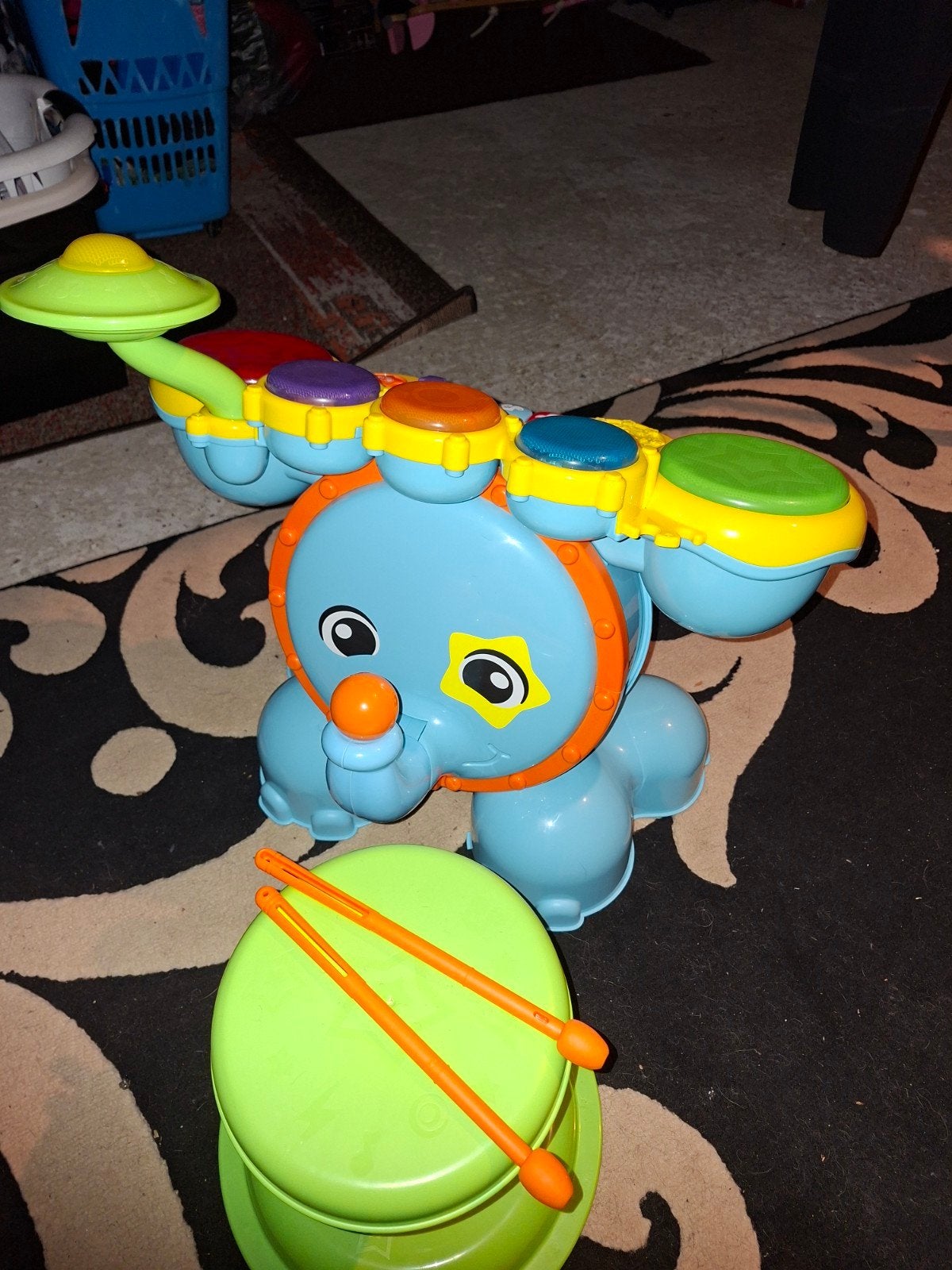 VTech Baby Olifant Drumstel met Licht en Geluid, Ophalen, Zo goed als nieuw, Overige typen, Met licht