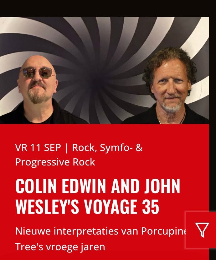 Colin Edwin and John Wesley's VOYAGE 35, Tickets en Kaartjes, Eén persoon, September