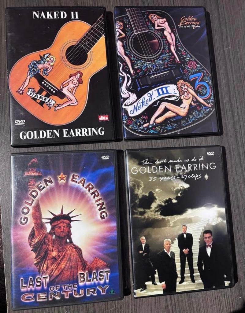 #1 Golden Earring - 4 DVD's, Alle leeftijden, Boxset, Muziek en Concerten, Ophalen of Verzenden