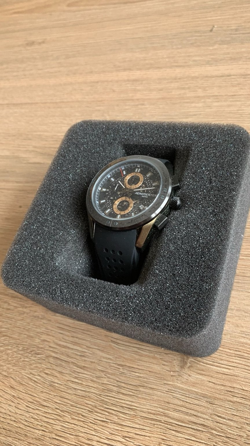 Aeromeister Mundo Horloge, Verzenden, Zo goed als nieuw, Overige merken