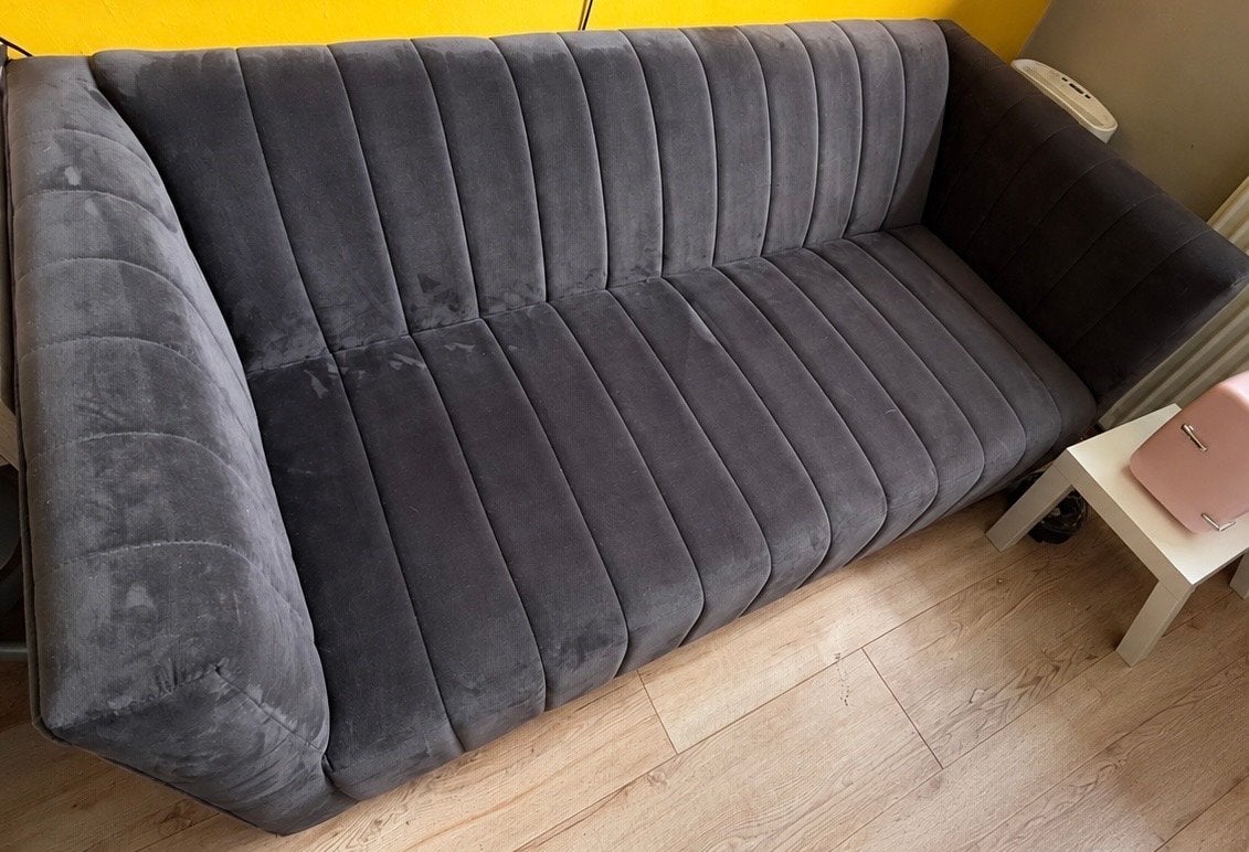 Leuke bank, 162cm breed, 75cm hoog, 84cm diep, Ophalen, Gebruikt, 150 tot 200 cm, Tweepersoons