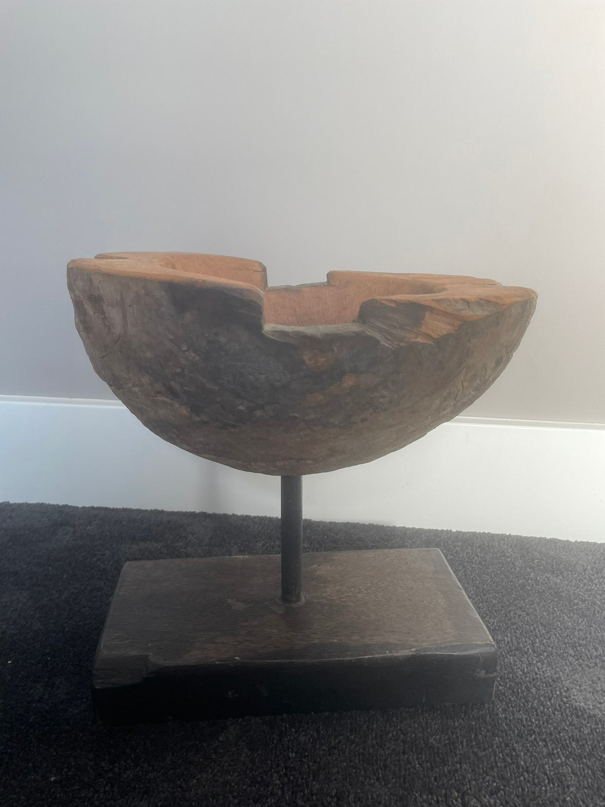 Houten wiel, decoratie, landelijk, stoer en sober., Op voet, Overige typen, Rond, Ophalen of Verzenden