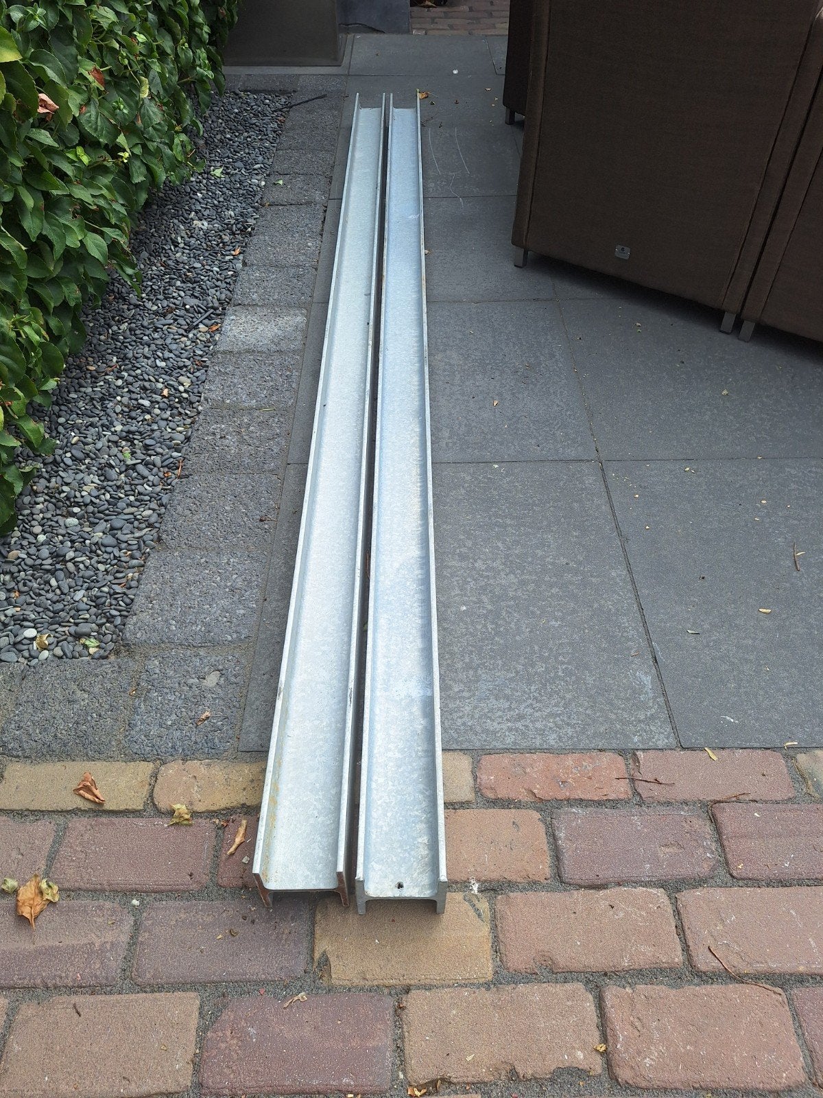 IJZEREN H BALK 10X10X263CM GEGALVANISEERD, Doe-het-zelf en Verbouw, Metalen, Ophalen
