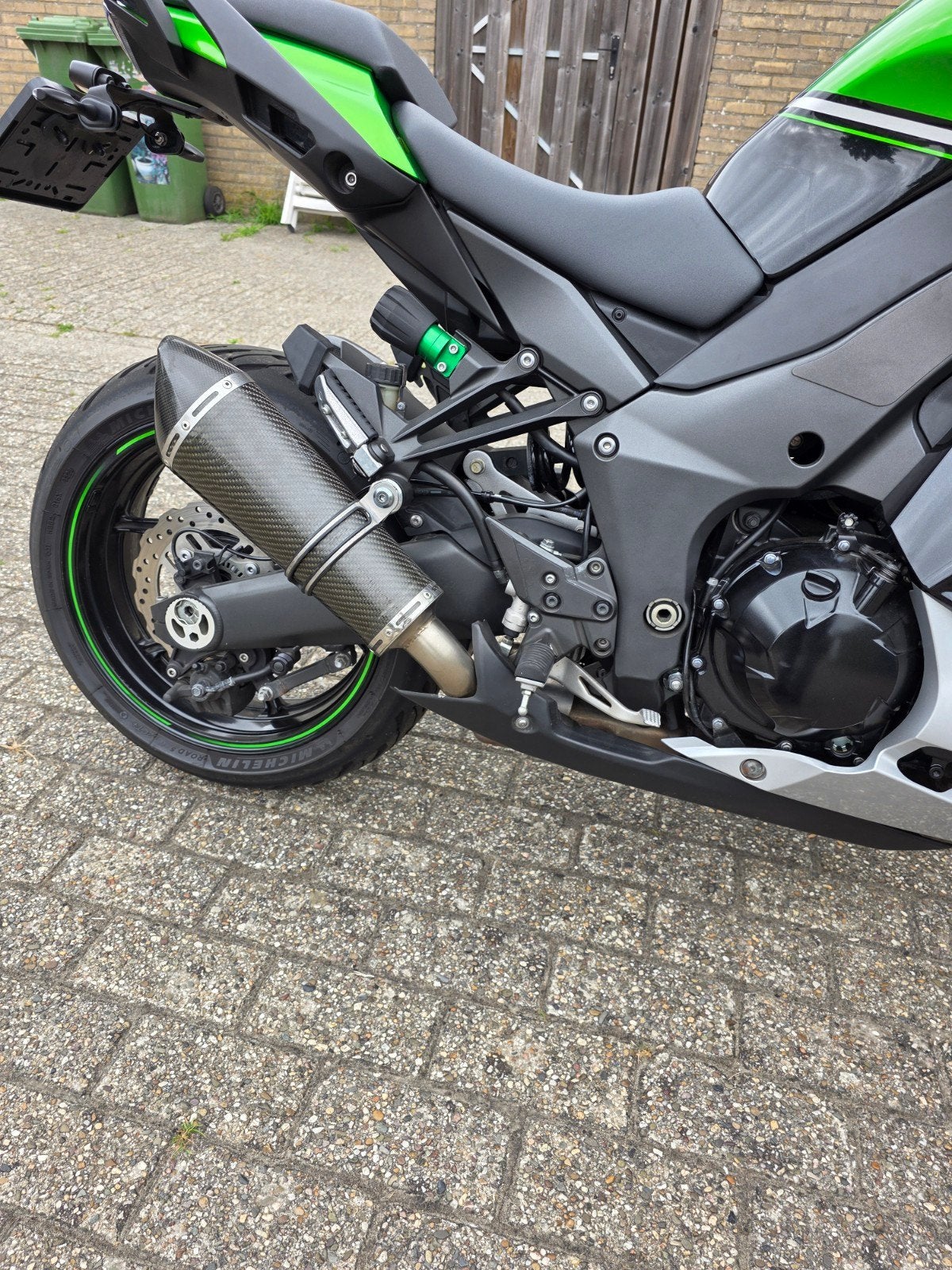 Termignoni KZ1 Carbon Einddempers Kawasaki Z1000(sx), Ophalen of Verzenden