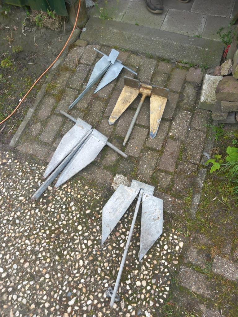 Diverse ankers: 3, 6, 7 en 10 kg, Ophalen of Verzenden, Overige typen