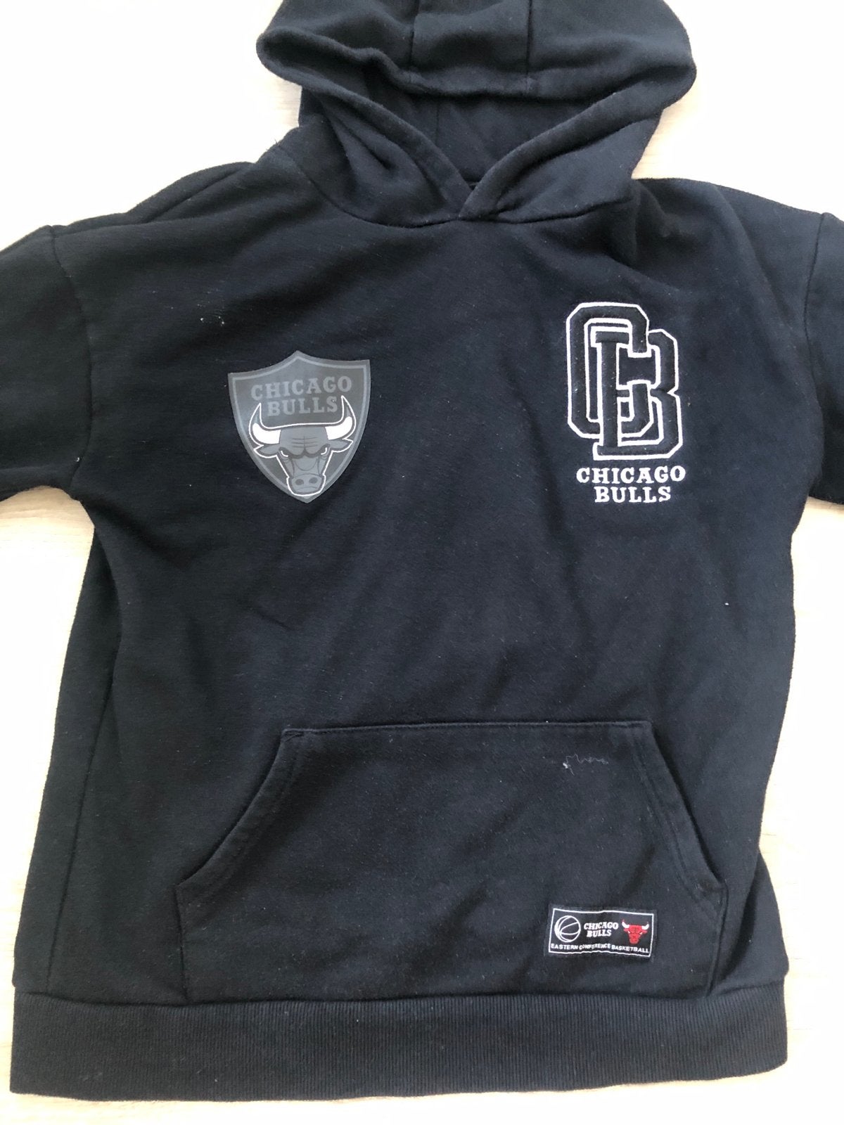 NBA Chicago Bulls Hoodie Zwart Maat 140 (9-10 jaar), Kinderen en Baby's, Ophalen of Verzenden, Gebruikt, Jongen of Meisje, Trui of Vest