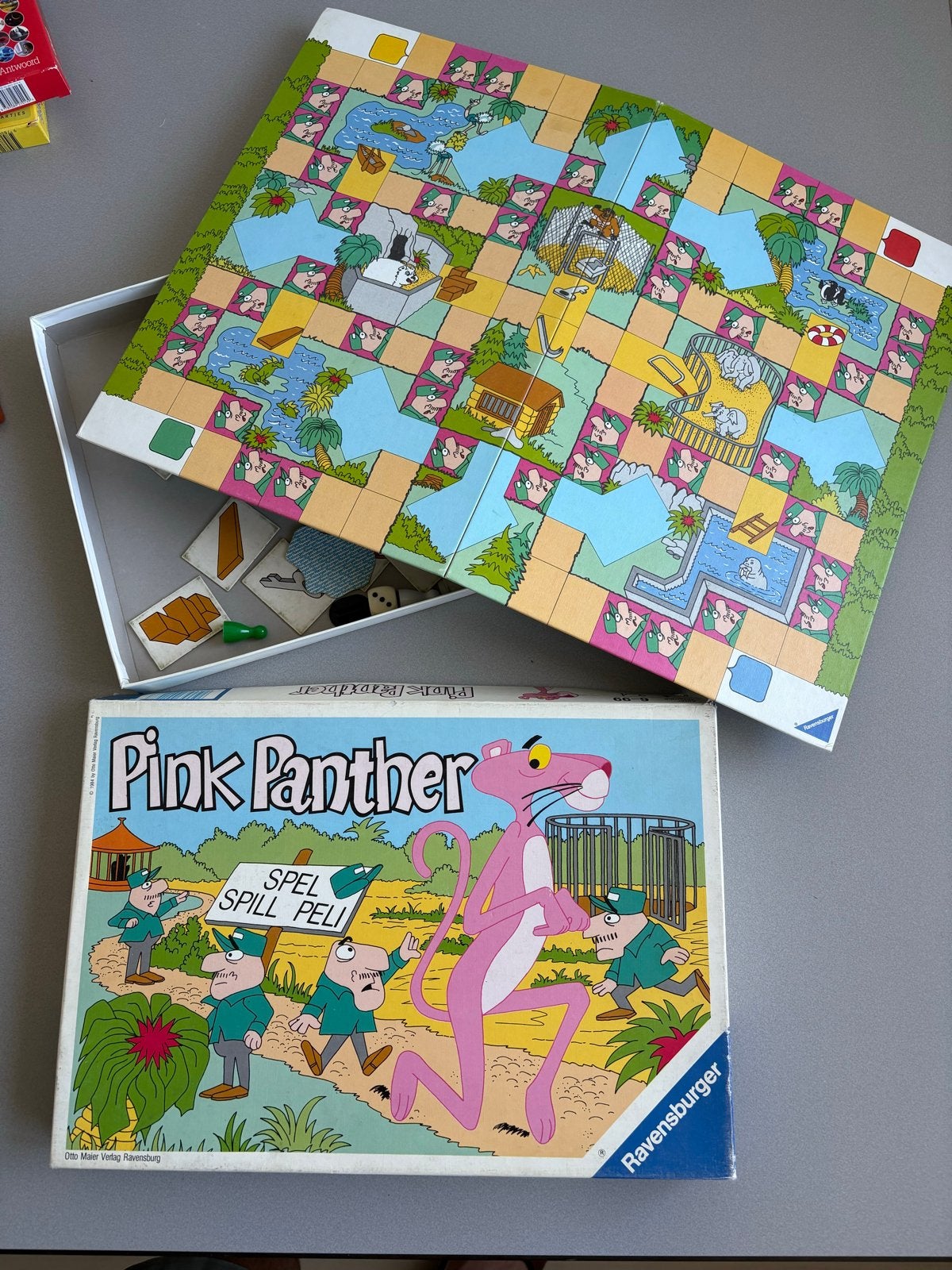 Pink Panther bordspel van Ravensburger, Ophalen of Verzenden, Gebruikt
