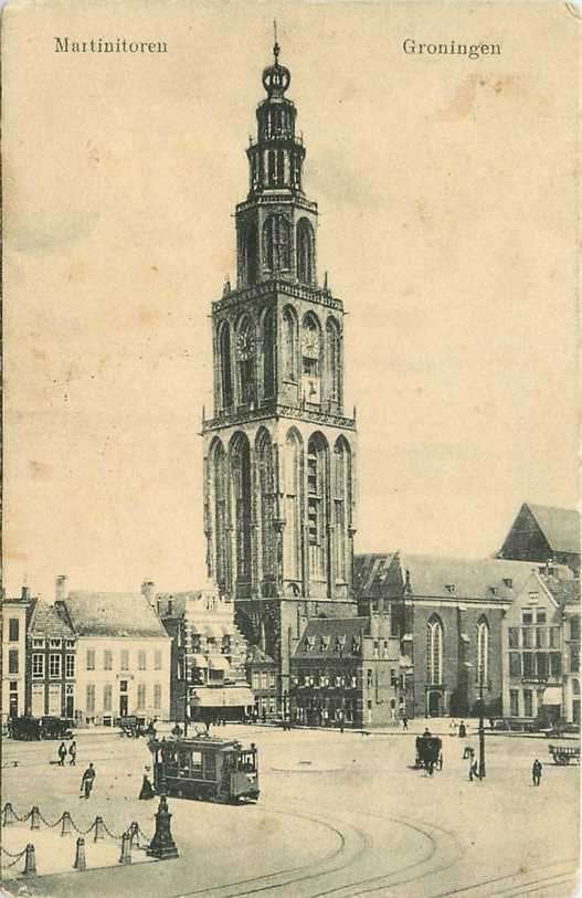 380-685-011 Groningen Martinitoren, Verzenden, Voor 1920, Groningen