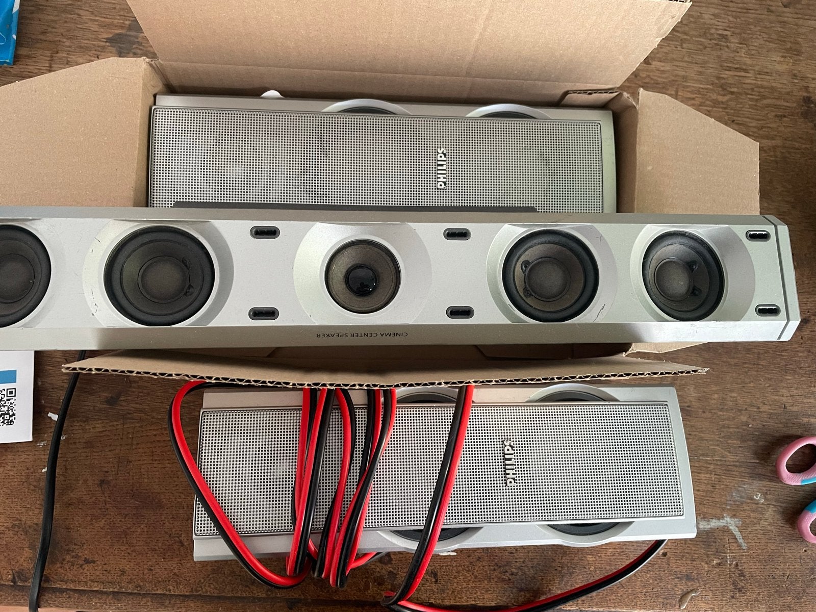 Philips MX 5100VR Center Speakers - Ophalen Charlois, Ophalen, Philips, Gebruikt, Geschikt voor surround/home cinema