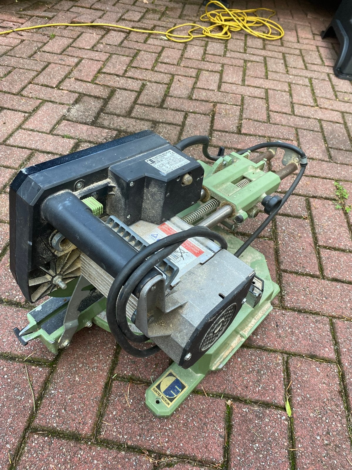 Elektra Beckum KGS 300 Afkortzaag - Krachtig en Betrouwbaar, Ophalen, Gebruikt, 70 mm of meer, Afkortzaag