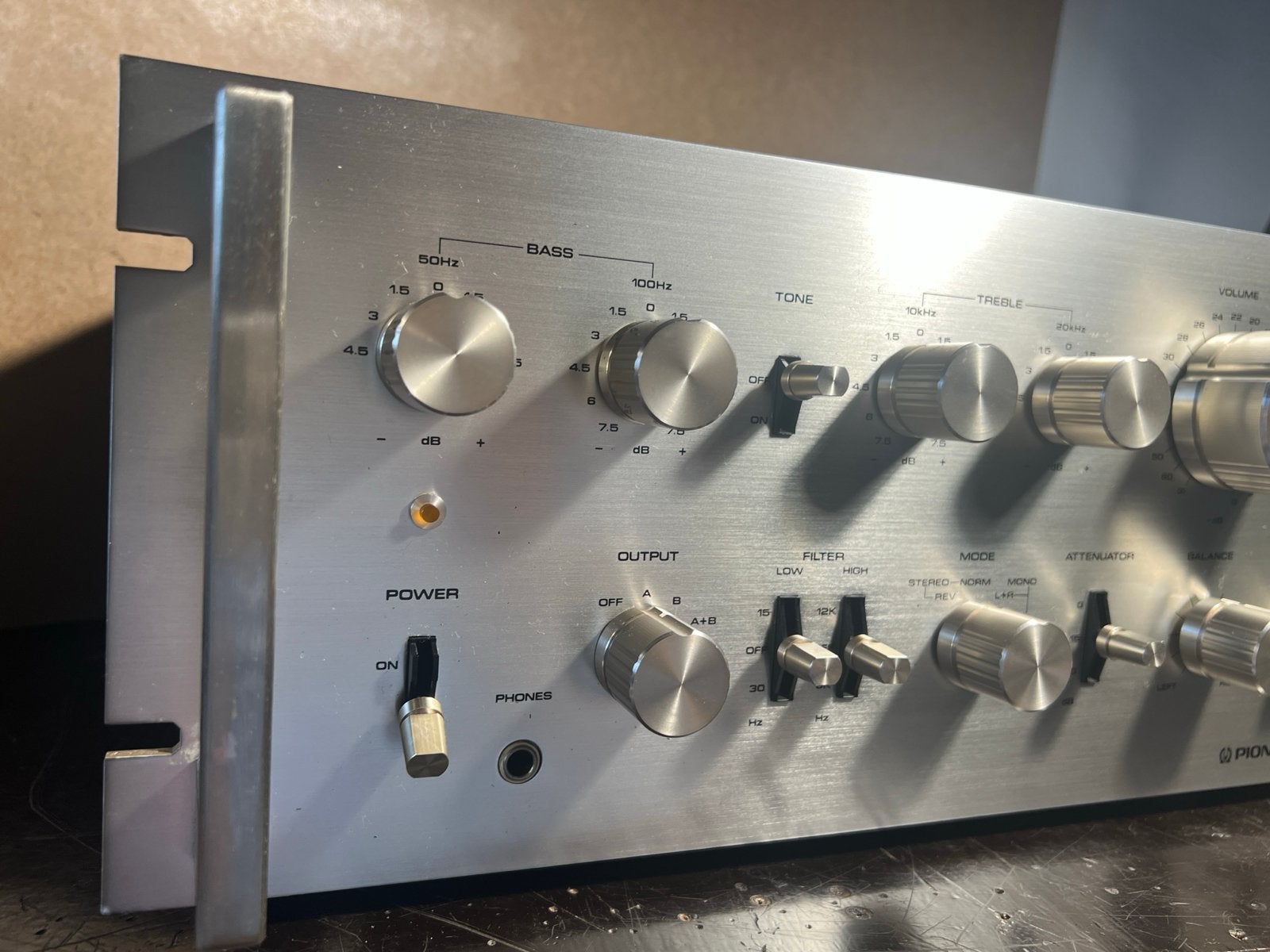 Pioneer C-77 Stereo Voorversterker - Vintage Audio, Ophalen of Verzenden, Gebruikt, Pioneer
