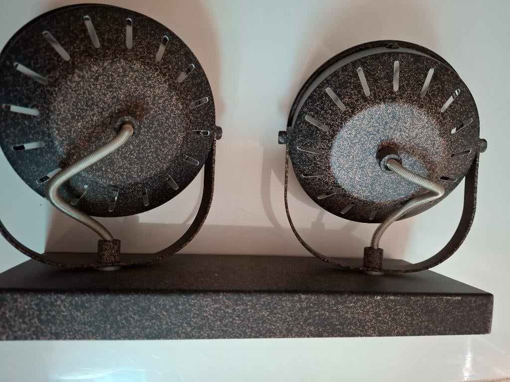 Lamp, Huis en Inrichting, Lampen | Hanglampen, Ophalen, Gebruikt, Metaal, 50 tot 75 cm