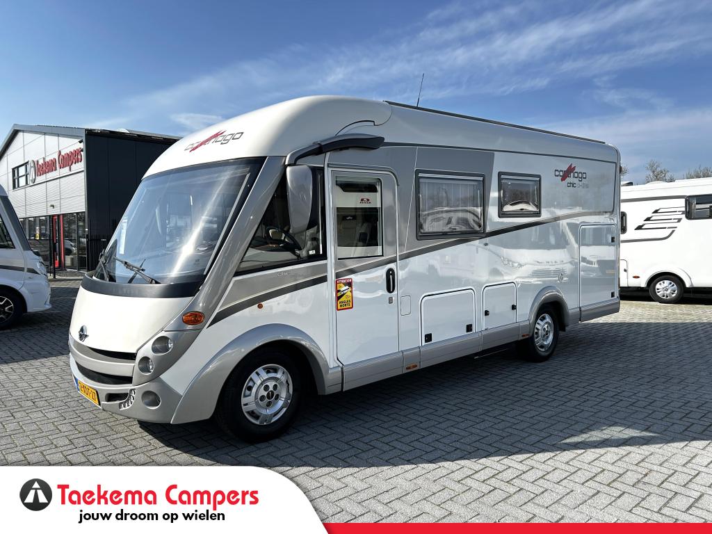Carthago Chic C Line i 4.2 Automaat/Dwarsbed/Hefbed/Euro-5, Caravans en Kamperen, Campers, Fiat, Bedrijf, Diesel, Carthago