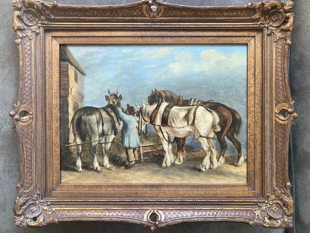 Prachtig schilderij, Antiek en Kunst, Kunst | Schilderijen | Klassiek, Ophalen of Verzenden